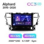 Штатная магнитола Teyes CC3 2k 4+32 Gb Toyota Alphard H30 2015-2020 2