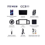 Штатна магнітола Teyes CC3 2k 4+32 Gb Toyota Corolla E130 E120 2000-2004 (B) 2