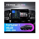 Штатная магнитола Teyes CC3 2k 4+32 Gb Toyota Fortuner 1 AN50 AN60 HILUX Revo Vigo 2008-2014 (A)