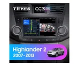 Штатна магнітола Teyes CC3 2k 4+32 Gb Toyota Highlander 2 XU40 2007-2013 (A) 10"