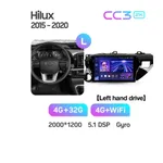Штатна магнітола Teyes CC3 2k 4+32 Gb Toyota Hilux Pick Up AN120 2015-2020 10" 4