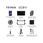Штатная магнитола Teyes CC3 2k 4+32 Gb Toyota Prius XW50 2015-2020 2