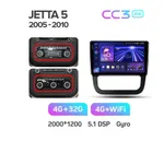 Штатная магнитола Teyes CC3 2k 4+32 Gb Volkswagen Jetta 5, Golf 5 2005-2010 (C) 6