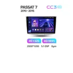 Штатная магнитола Teyes CC3 2k 4+32 Gb Volkswagen Passat 7 B7 2010-2015 3