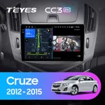 Штатная магнитола Teyes CC3 2k 4+64 Gb Chevrolet Cruze J300 J308 2012-2015