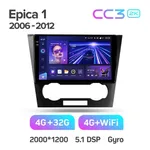 Штатная магнитола Teyes CC3 2k 4+64 Gb Chevrolet Epica 1 2006-2012 2