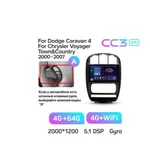 Штатная магнитола Teyes CC3 2k 4+64 Gb Dodge Caravan 4, Chrysler Voyager RG RS, Town&amp;Country RS 2 3