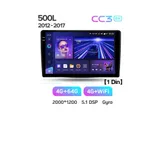 Штатна магнітола Teyes CC3 2k 4+64 Gb Fiat 500L (1 Din) 2012-2017 10" 6