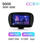 Штатна магнітола Teyes CC3 2k 4+64 Gb Fiat 500X 2014-2020 8