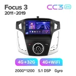Штатна магнітола Teyes CC3 2k 4+64 Gb Ford Focus 3 Mk 3 2011-2019 8