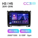 Штатна магнітола Teyes CC3 2k 4+64 Gb Great Wall Haval H3 H5 2011-2016 2