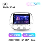 Штатна магнітола Teyes CC3 2k 4+64 Gb Hyundai i20 2 2012-2014 2