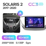 Штатна магнітола Teyes CC3 2k 4+64 Gb Hyundai Solaris 2 2017-2020 (A) 6