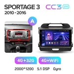 Штатна магнітола Teyes CC3 2k 4+64 Gb Kia Sportage 3 SL 2010-2016 (A) 2