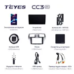 Штатна магнітола Teyes CC3 2k 4+64 Gb Lexus ES250 ES300 ES330 2001-2006 2
