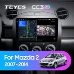 Штатная магнитола Teyes CC3 2k 4+64 Gb Mazda 2 DE 2007-2014