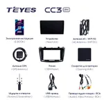 Штатная магнитола Teyes CC3 2k 4+64 Gb Mazda 3 2 2009-2013 2