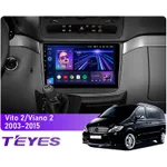 Штатна магнітола Teyes CC3 2k 4+64 Gb Mercedes-Benz Vito (W639), Viano (W639) 2003-2015 10"