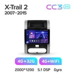 Штатная магнитола Teyes CC3 2k 4+64 Gb Nissan X-Trail 2 T31 2007-2015 2