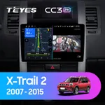 Штатная магнитола Teyes CC3 2k 4+64 Gb Nissan X-Trail 2 T31 2007-2015