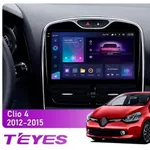 Штатная магнитола Teyes CC3 2k 4+64 Gb Renault Clio 4 BH98 KH98 2012-2015
