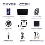 Штатна магнітола Teyes CC3 2k 4+64 Gb Subaru Forester SJ 2015-2018 2