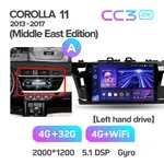 Штатна магнітола Teyes CC3 2k 4+64 Gb Toyota Corolla 11 Middle East 2013-2017 (A) 10" 2