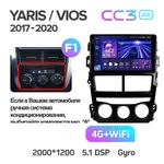 Штатная магнитола Teyes CC3 2k 4+64 Gb Toyota Yaris Vios 2017-2020 (A) 2