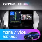 Штатная магнитола Teyes CC3 2k 4+64 Gb Toyota Yaris Vios 2017-2020 (A)