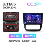 Штатна магнітола Teyes CC3 2k 4+64 Gb Volkswagen Jetta 5, Golf 5 2005-2010 (C) 10" 2
