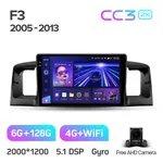 Штатная магнитола Teyes CC3 2k 6+128 Gb 360° BYD F3 1 2005-2013 9
