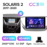Штатна магнітола Teyes CC3 2k 6+128 Gb 360° Hyundai Solaris 2 2017-2020 (B) 6
