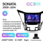 Штатна магнітола Teyes CC3 2k 6+128 Gb 360° Hyundai Sonata 6 YF 2009-2014 (A) 5
