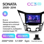 Штатная магнитола Teyes CC3 2k 6+128 Gb 360° Hyundai Sonata 6 YF 2009-2014 (B) 5
