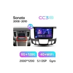 Штатная магнитола Teyes CC3 2k 6+128 Gb 360° Hyundai Sonata NF 2008-2010 (B) 2