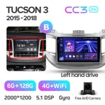 Штатна магнітола Teyes CC3 2k 6+128 Gb 360° Hyundai Tucson 3 2015-2018 (B) 2