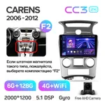 Штатна магнітола Teyes CC3 2k 6+128 Gb 360° Kia Carens UN 2006-2012 (B) 2