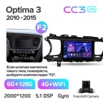 Штатна магнітола Teyes CC3 2k 6+128 Gb 360° Kia Optima 3 TF 2010-2015 (B) 2
