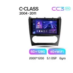 Штатна магнітола Teyes CC3 2k 6+128 Gb 360° Mercedes-Benz C-Class W203 CL203 C209 A209 2004-2011 7