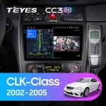 Штатна магнітола Teyes CC3 2k 6+128 Gb 360° Mercedes-Benz C/CLK-Class S203 W203 W209 A209 2000-2005