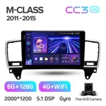 Штатна магнітола Teyes CC3 2k 6+128 Gb 360° Mercedes-Benz M-Class W166 ML 2011-2015 2