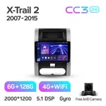 Штатна магнітола Teyes CC3 2k 6+128 Gb 360° Nissan X-Trail 2 T31 2007-2015 10" 6