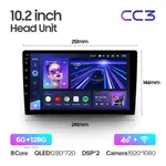 Штатна магнітола Teyes CC3 2k 6+128 Gb 360° Renault Clio 4 BH98 KH98 2012-2015 10" 2