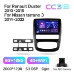 Штатная магнитола Teyes CC3 2k 6+128 Gb 360° Renault Duster 1 2010-2015 2