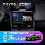 Штатна магнітола Teyes CC3 2k 6+128 Gb 360° Renault Duster 2015-2020