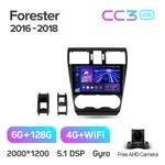 Штатная магнитола Teyes CC3 2k 6+128 Gb 360° Subaru Forester SJ 2015-2018 2