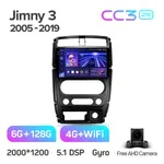 Штатна магнітола Teyes CC3 2k 6+128 Gb 360° Suzuki Jimny 3 2005-2019 2