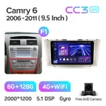 Штатная магнитола Teyes CC3 2k 6+128 Gb 360° Toyota Camry 6 XV 40 50 2006-2011 2
