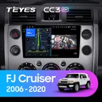 Штатна магнітола Teyes CC3 2k 6+128 Gb 360° Toyota FJ Cruiser J15 2006-2020 (A)