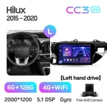 Штатна магнітола Teyes CC3 2k 6+128 Gb 360° Toyota Hilux Pick Up AN120 2015-2020 10" 2